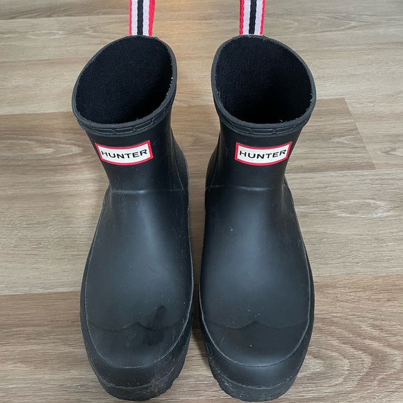Ankle length hunter rain boots - Picture 1 of 3
